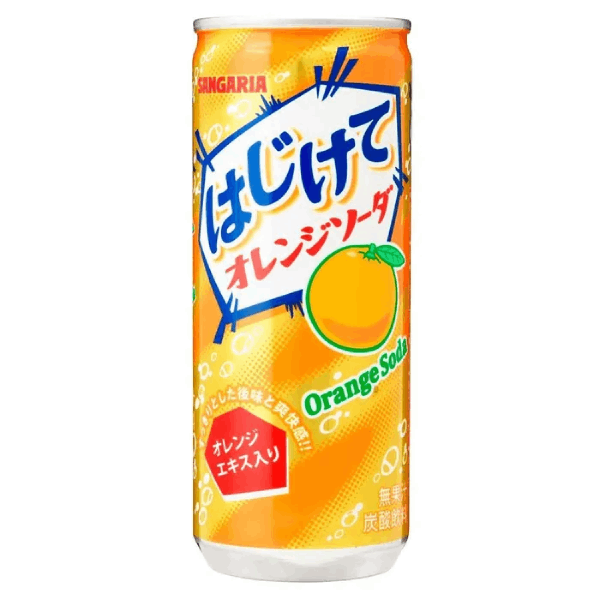 Газированный напиток со вкусом апельсина Sangaria Orange Soda, 250 мл ...