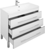 Aquanet 212871 Тумба с раковиной Aquanet Верона 100 белый (напольная 3 ящика) (212871)