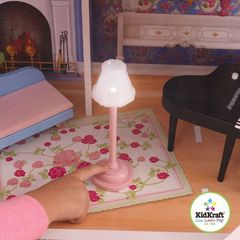 Винтажный кукольный дом для Барби "Магнолия" (Magnolia) с мебелью 13 предметов