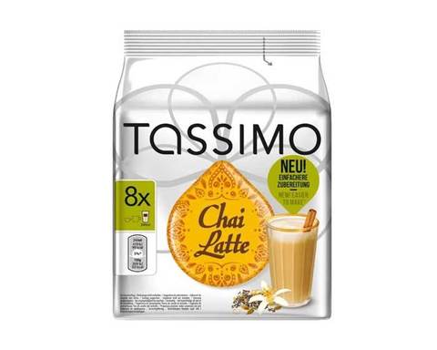 Чай в капсулах Twinings Chai Latte, 8 капсул для кофемашин Tassimo