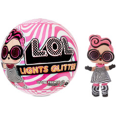 ЛОЛ Светящаяся Кукла Глиттер