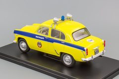 Moskvich-407 Police yellow 1:24 Legendary Soviet cars Hachette #77