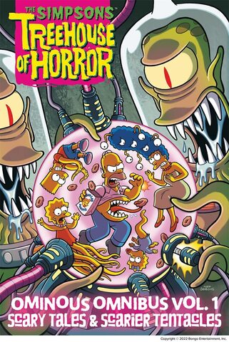 Комикс The Simpsons Treehouse of Horror Ominous Omnibus Vol. 1: Scary Tales & Scarier Tentacles (на английском языке)