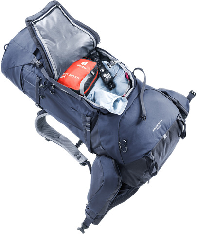 Картинка рюкзак туристический Deuter Aircontact X 70+15 SL Ink - 6