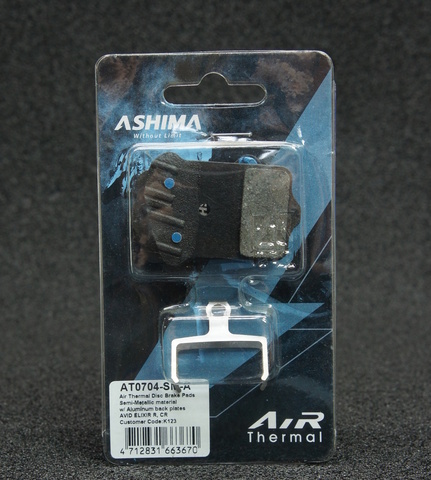 Колодки Ashima AT0704-A SemiMetal для Avid Elixir R/CR