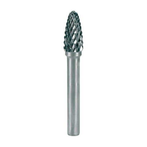 Бор-фреза твердосплавная F(RBF) 8,0x18x60x6мм HM H-Tools 116031HT