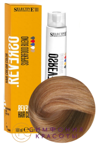 Крем-краска без аммиака Reverso Hair Color 8.3 Светлый блондин золотистый Selective, 100 мл