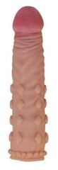 Телесная насадка-фаллос Super-Realistic Penis - 18 см. - 