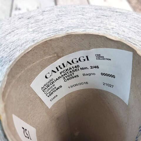 Кашемир CARIAGGI DUEQUARANTASEI 2/46 светло-серый меланж