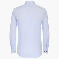 Сорочка мужская Venti Body Fit 144211400-000 в клеточку с цветной отделкой