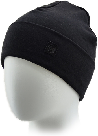 Картинка шапка-бини Buff hat wool heavyweight Black - 11