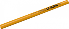 Карандаш LEKON строительный овальный, цвет покрытия желтый, 014113
