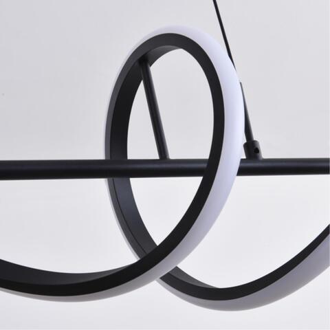 Подвесной светодиодный светильник Arte Lamp TWISTED A4587SP-30BK