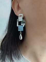 Серьги стильные GEOMA длинные