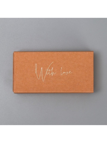 Коробка подарочная ювелирная, «With love», 10*5*3 см, 1 шт.