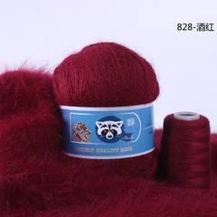 Пряжа "Норка" длинноворсовая, Пух норки-90% Полиамид-10%