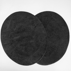 Термоаппликация заплатка 14,8х11,3 см, чёрный