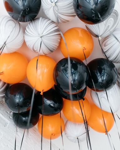 Шары под потолок на Хеллоуин 