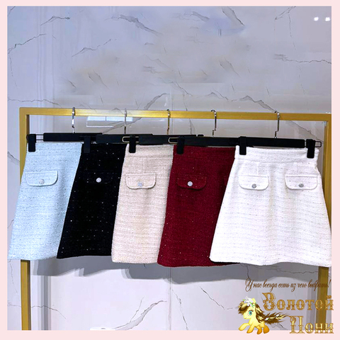 Юбка твидовая д (8-13) 251118-NF848