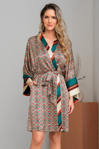 Короткий шелковый халат Mia Amore Brianna (70% нат. шелк) L/XL Sale