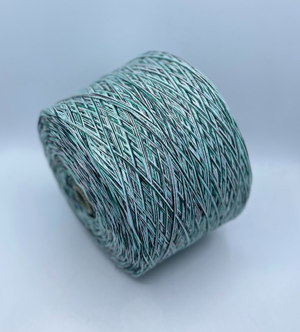 Авторская смотка (пр.Италия) 244м/100гр, Шерсть/Хлопок/Меринос/Полиамид/Вискоза/Кашемир/Остальные волокна, цвет-Мята, арт.36501