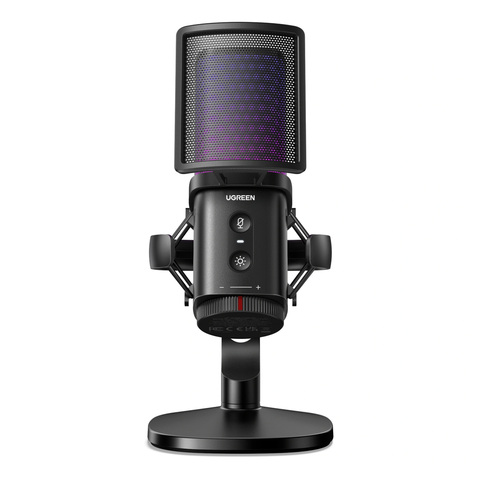 Микрофон настольный UGREEN CM581 (65629) USB-C Desktop Microphone 20Hz-20kHz. Цвет: черный