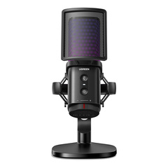 Микрофон настольный UGREEN CM581 (65629) USB-C Desktop Microphone 20Hz-20kHz. Цвет: черный