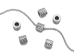 Бусина "Рифлёная гайка" 5мм (1 штука)