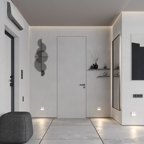 359709 OVER NT25 434 белый Светильник накладной сенсорный для лестниц IP20 LED 0.4W 3000К 1000mAh Li-ion, 5V VESPERA