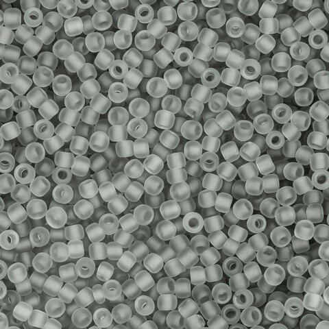 Японский бисер TOHO Round 11/0 (№9F), прозрачный матовый