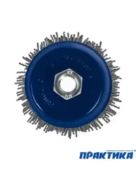 Кордщетка для МШУ чашеобразная абразивная ПРАКТИКА 100 мм, М14 (242-687)