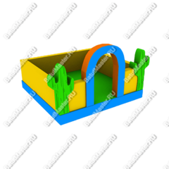 Надувной батут для аттракциона Родео "Кактус", 5*5*3 м