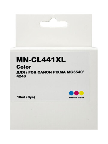 Картридж Myink CL-441XL для CANON PIXMA MG3540/MG4240 Color (18ml)
