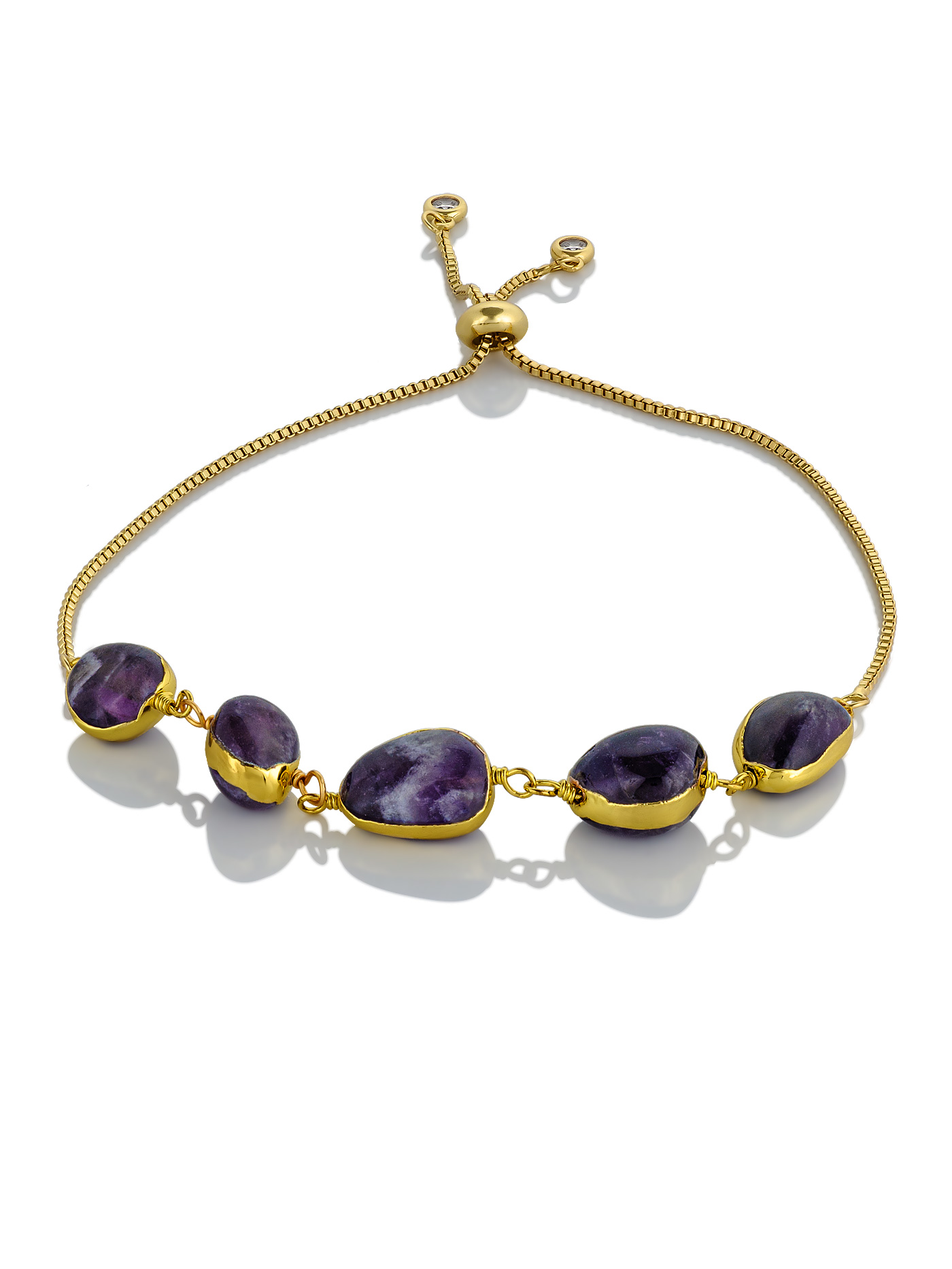 Браслет с аметистом