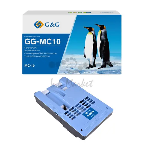 Бункер отработанных чернил G&G MC-10, аналог Canon MC-10 (1320B014) для Canon iPF650, iPF655, iPF670, iPF681, iPF685, iPF686, iPF750, iPF755, iPF760, iPF765, iPF770, iPF780, iPF781, iPF786, iPF830, iPF840, iPF850