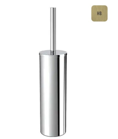 Almar E068004.HB Ершик туалетный напольный Brush holder floor, цвет латунь брашированная PVD
