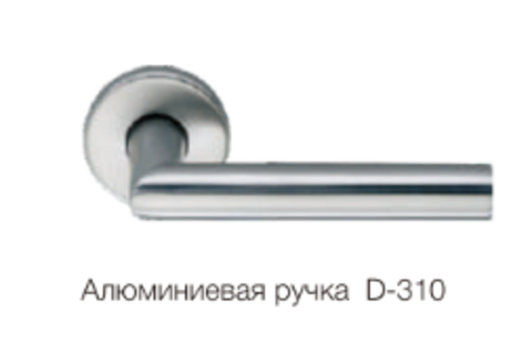 Входная дверь HORMANN HTA100 с остеклением, петли L и R. 1000х2100 с ручкой-штангой HOE75A и нажимной D310