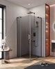 Cezares SLIDER-A-2-90/100-GRIGIO-Cr Душевой уголок