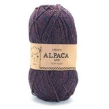 Пряжа Drops Alpaca 6736 фиолетово-синий меланж