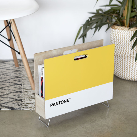 Газетница Pantone желтая