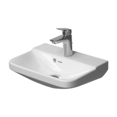 Duravit P3 Comforts Раковина  для рук с перел., Без отв. под смес., вкл. заглушку для перелива, хром, 450x320мм, Цвет: Белый 716450060 фото