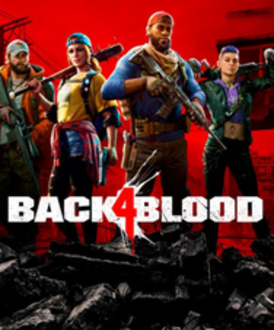 Плакат игровой Back 4 Blood (А1)