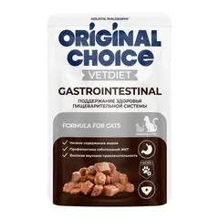 Original CHOICE VETDIET Gastrointestinal консервы для взрослых кошек с чувст пищеварением 85 гр