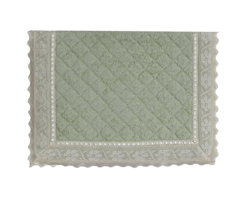 Коврик для ванной 60х90 Old Florence Buratto зеленый