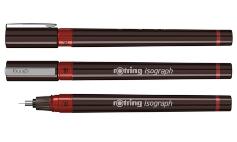 Пишущий элемент Rotring для изографа, толщина линии: 0,18 mm (S0218020)