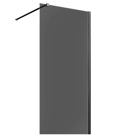 Vincea Walk-in VSW-1H100CGB Душевая перегородка 100 см, профиль матовый чёрный, стекло тонированное