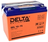 Аккумулятор Delta GEL 12-75  ( 12V 75Ah / 12В 75Ач ) - фотография