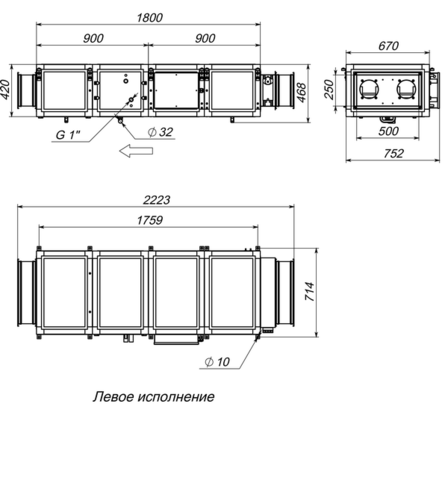 Breezart 2000 Lux W 15 - 380/3 Приточная установка с электрическим нагревателем