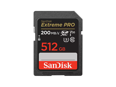 Карта памяти SanDisk 512GB Extreme PRO UHS-II SDXC 300/ 300MB/s