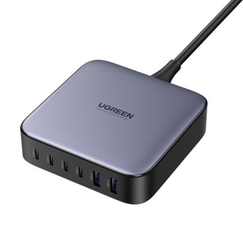 Зарядное устройство UGREEN CD271 2*USB-A+ 4*USB-C 200W Desktop Charger (6-Port), черный